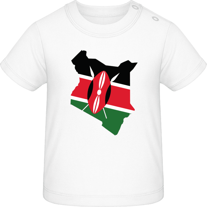 Kenya Map Baby T-skjorte contain pic