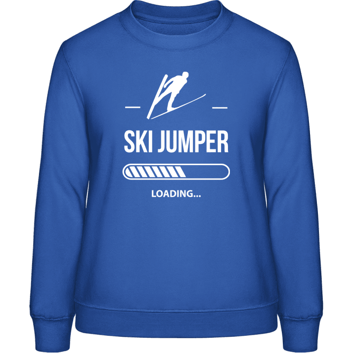 Ski Jumper Loading Sweatshirt för kvinnor contain pic