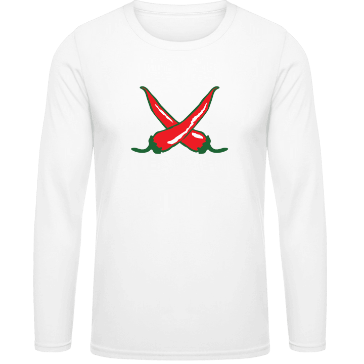 Crossed Chilis T-shirt à manches longues contain pic