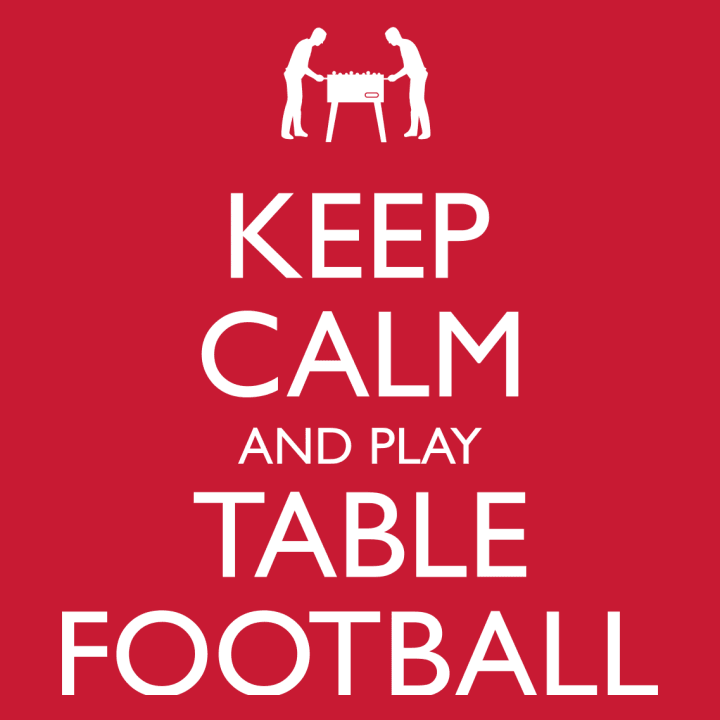 Keep Calm and Play Table Football Langermet skjorte for kvinner 0 image