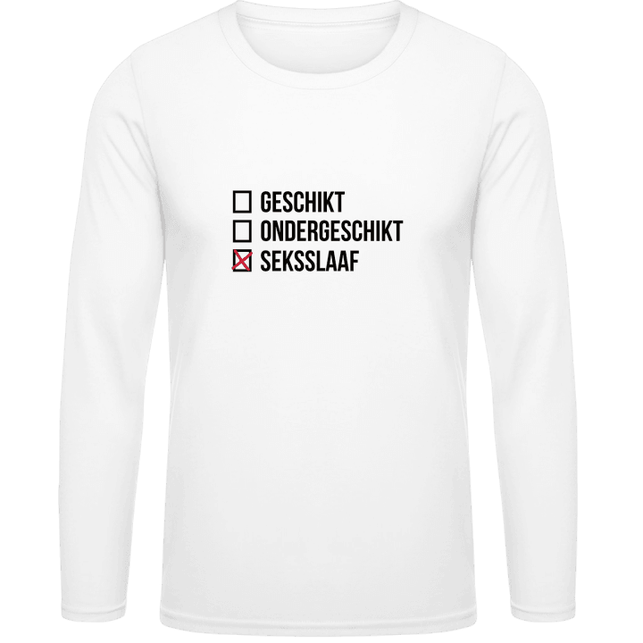 Geschikt Ondergeschikt Seksslaaf T-shirt à manches longues contain pic