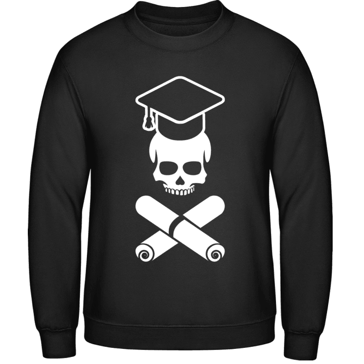 Graduate Skull Sweatshirt contain pic