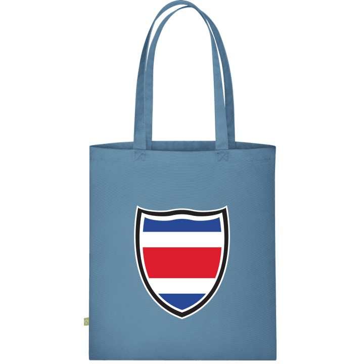 Costa Rica Flag Shield Väska av tyg contain pic