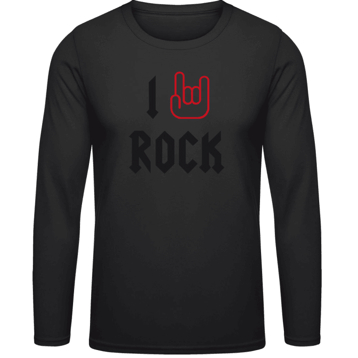 I Love Rock T-shirt à manches longues contain pic