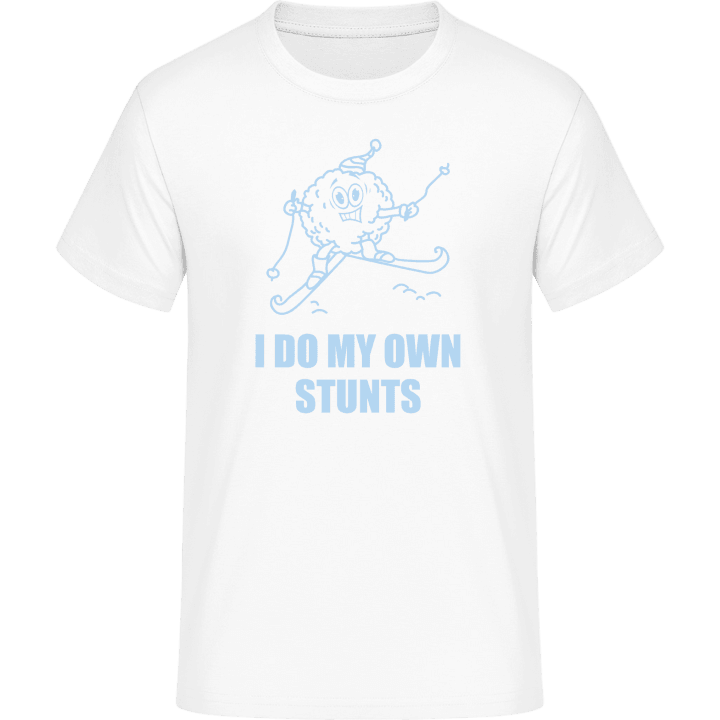 I Do My Own Skiing Stunts T-Shirt contain pic