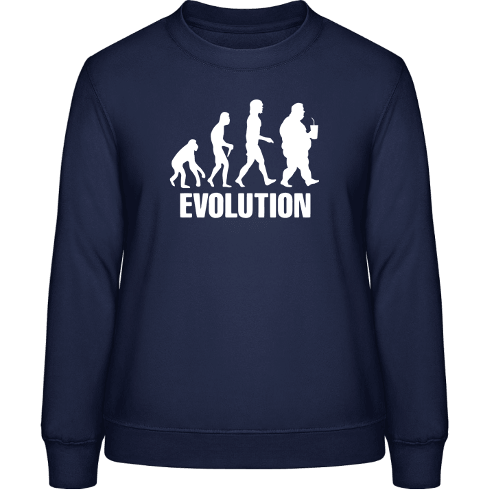 Man Evolution Sweatshirt för kvinnor contain pic