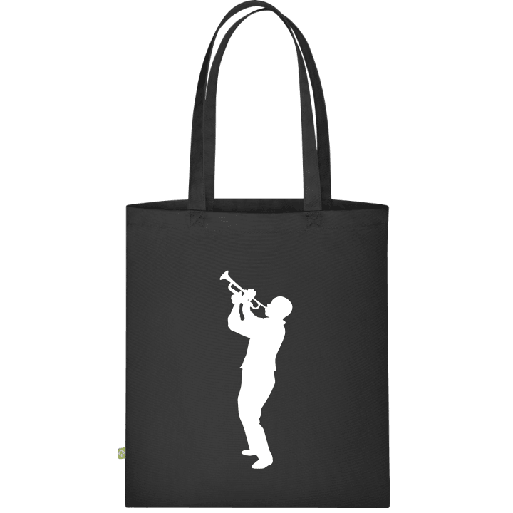 Trumpeter Silhouette Stoffen tas contain pic