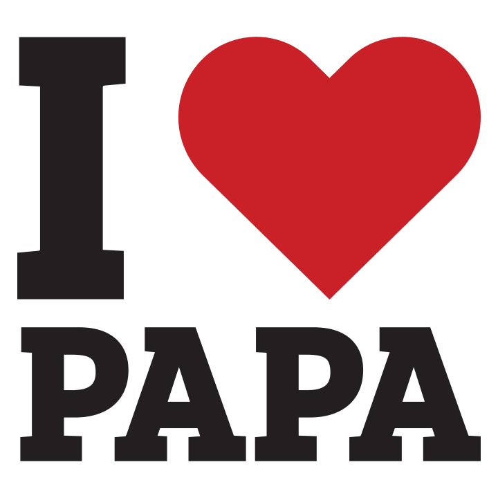 I Love Papa Kids Hoodie 0 image
