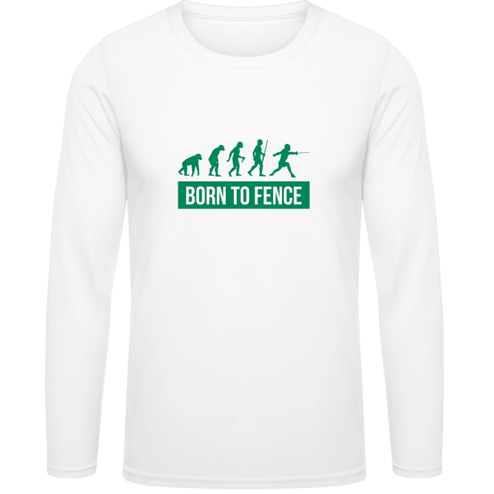 Born To Fence T-shirt à manches longues contain pic