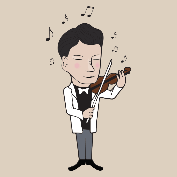 Violinist Illustration Hættetrøje 0 image