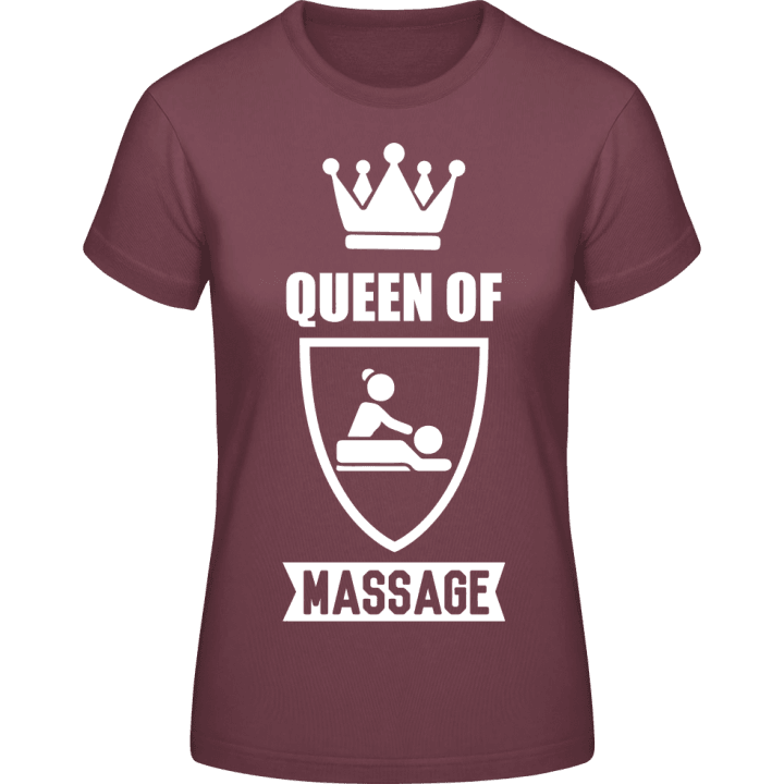 Queen Of Massage T-shirt för kvinnor 0 image