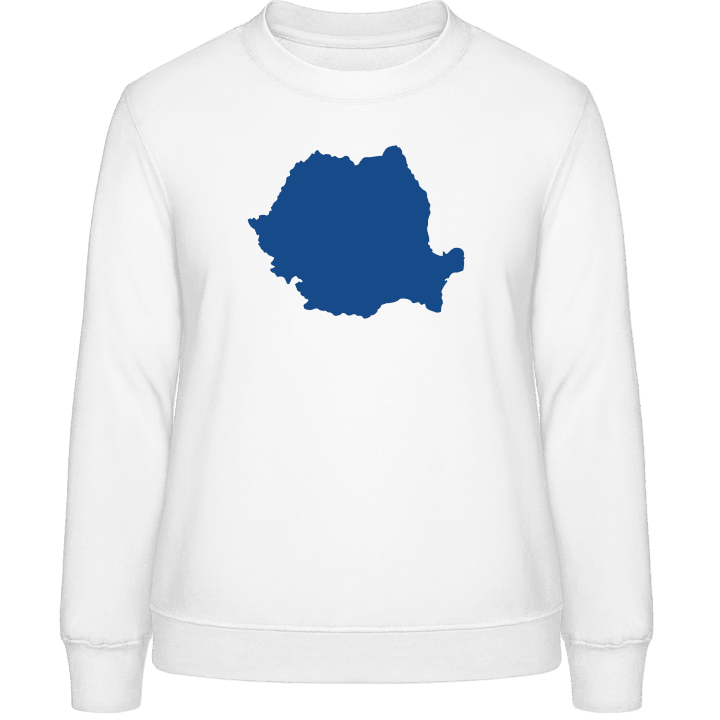 Romania Country Map Genser for kvinner contain pic
