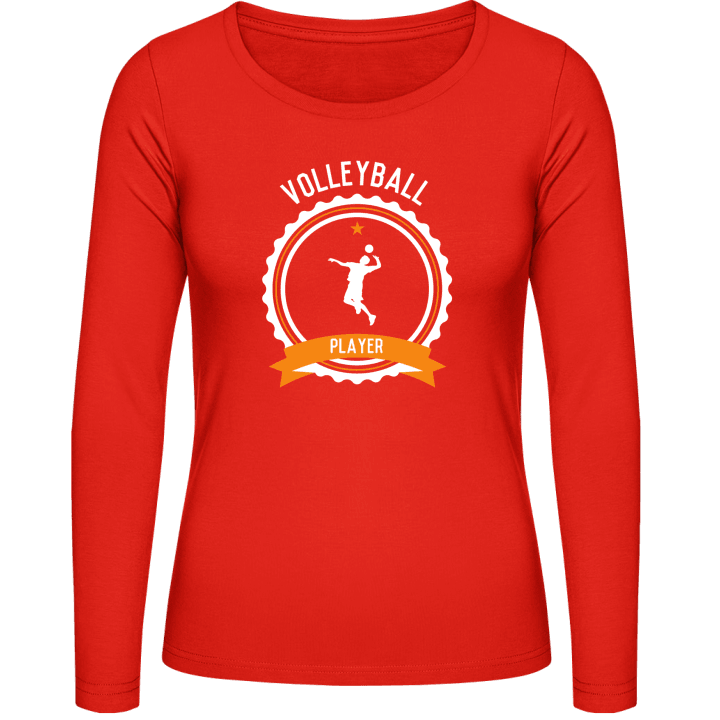 Volleyball Player Frauen Langarmshirt contain pic