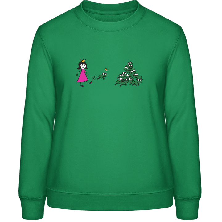 Angry Princess Sweatshirt för kvinnor contain pic