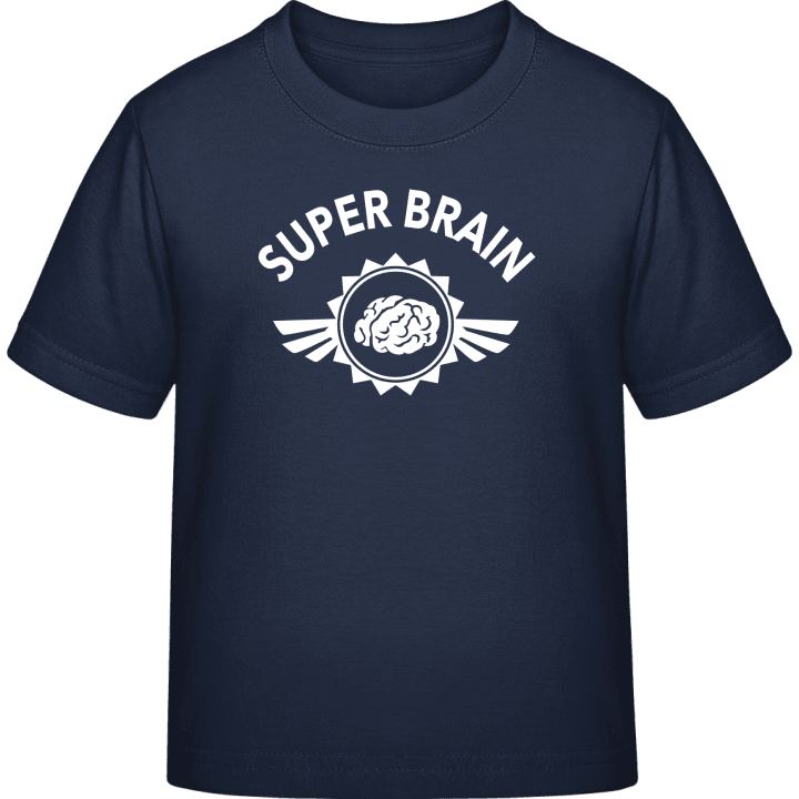 Super Brain T-skjorte for barn contain pic