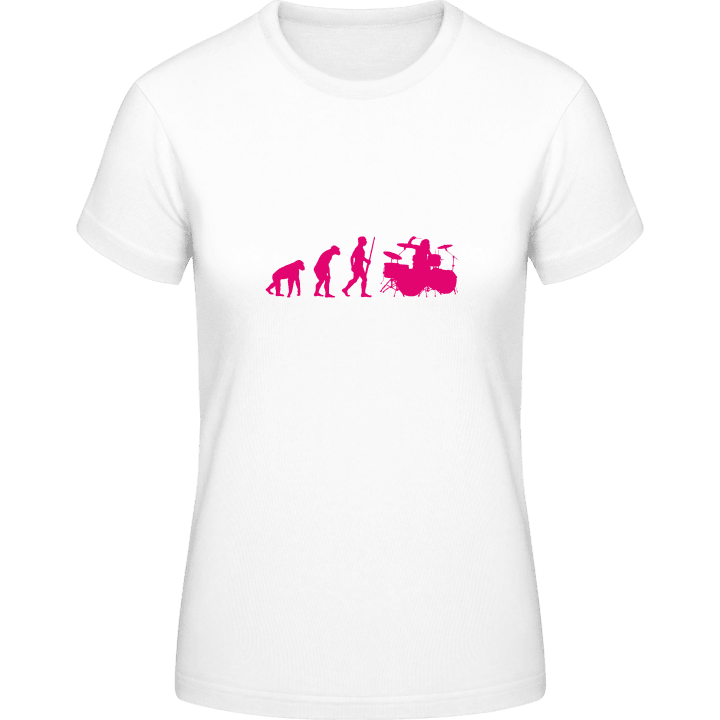 Drummer Girl Evolution T-shirt för kvinnor 0 image