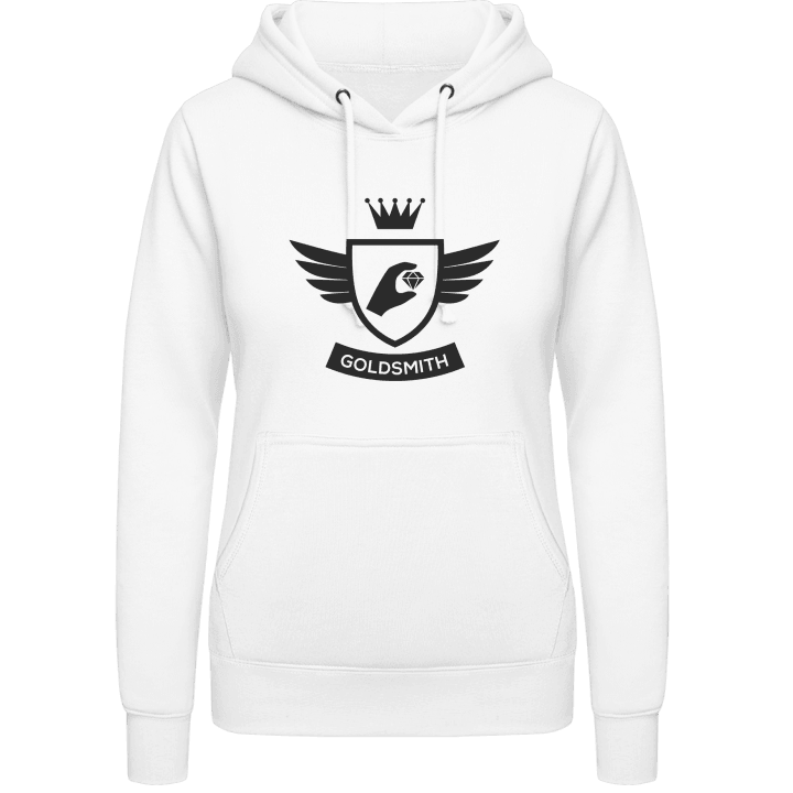 Goldsmith Coat Of Arms Winged Hoodie för kvinnor contain pic