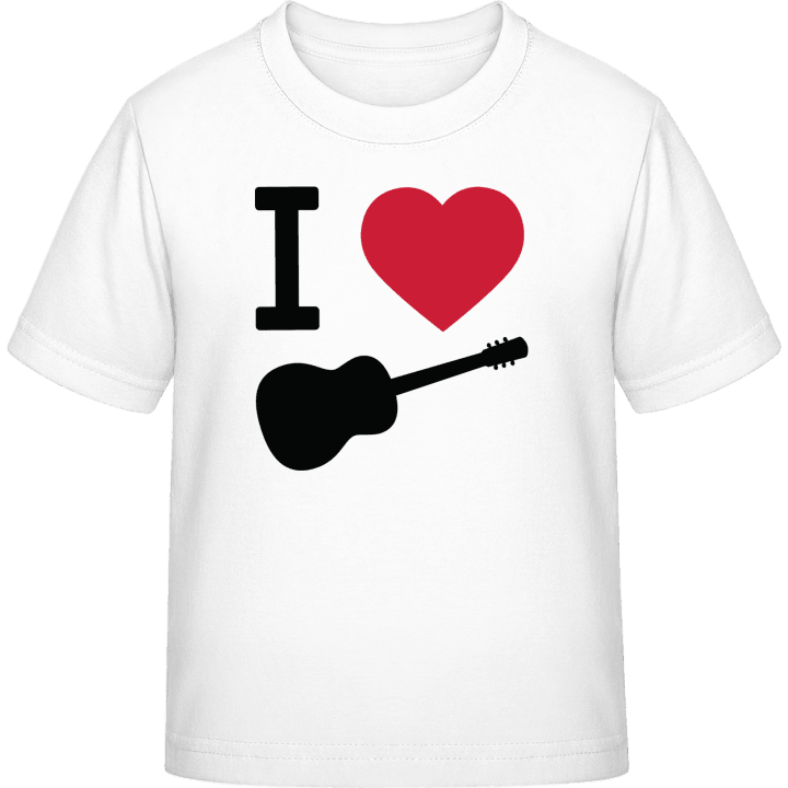 I Love Guitar Kids T-shirt contain pic