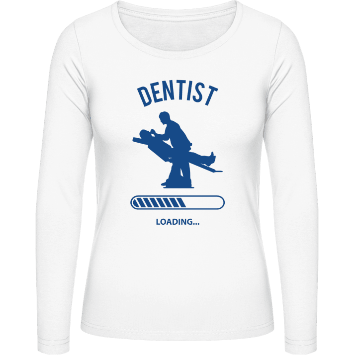 Dentist Loading T-shirt à manches longues pour femmes contain pic