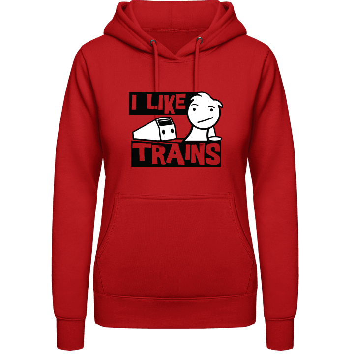 I Like Trains Hættetrøje til kvinder 0 image