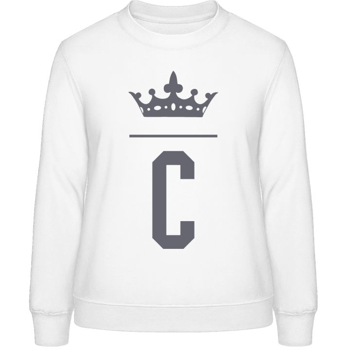 C Name Initial Sweatshirt til kvinder 0 image