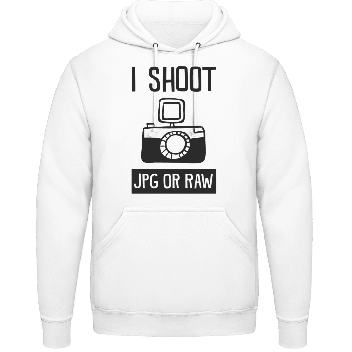I Shoot JPG Or RAW Hoodie contain pic