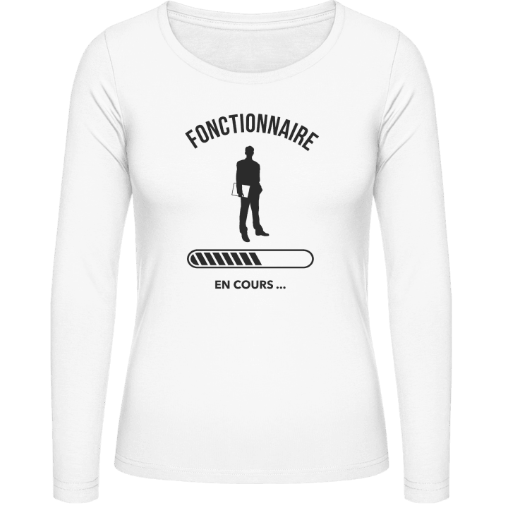 Fonctionnaire en cours T-shirt à manches longues pour femmes contain pic
