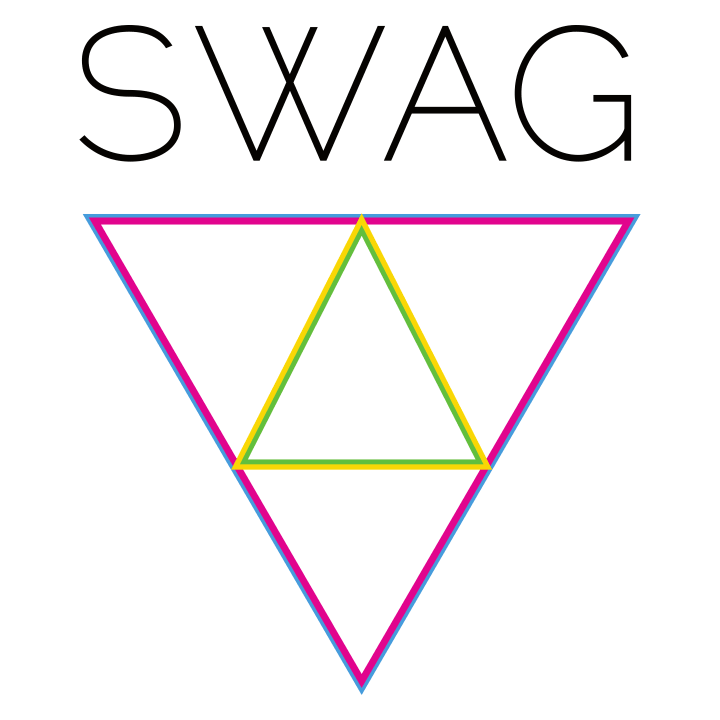 SWAG Triangle T-shirt för kvinnor 0 image
