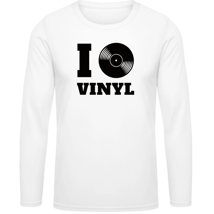 I Love Vinyl Långärmad skjorta contain pic