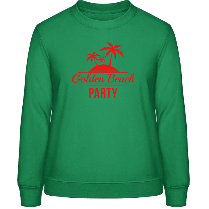 Golden Beach Party Frauen Sweatshirt contain pic