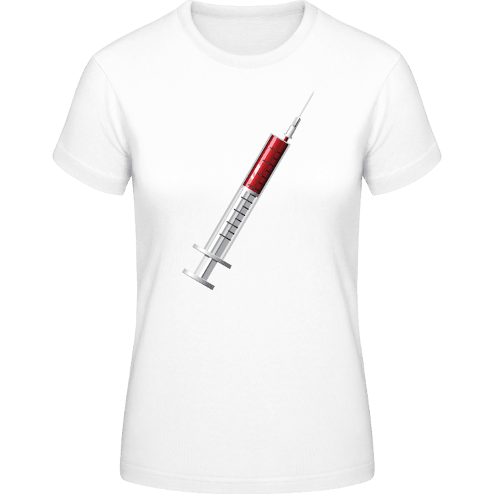 Blood Injection T-skjorte for kvinner contain pic