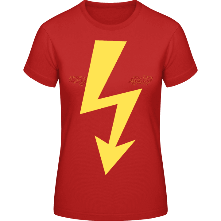 Electricity Flash T-skjorte for kvinner contain pic