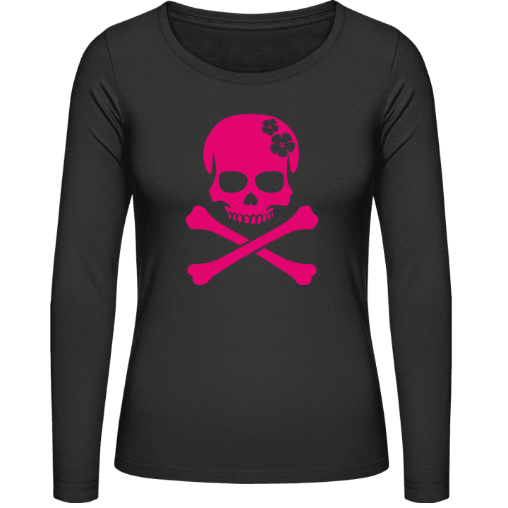 Girly Skull T-shirt à manches longues pour femmes 0 image