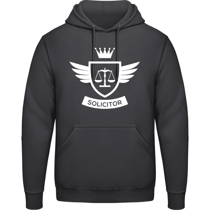 Solicitor Coat Of Arms Winged Huvtröja contain pic