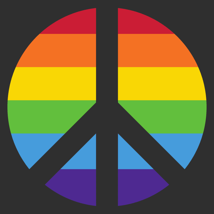 Peace And Love Rainbow Delantal de cocina 0 image
