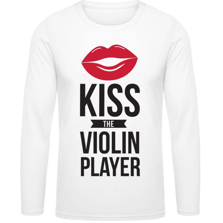 Kiss The Violin Player Langarmshirt contain pic