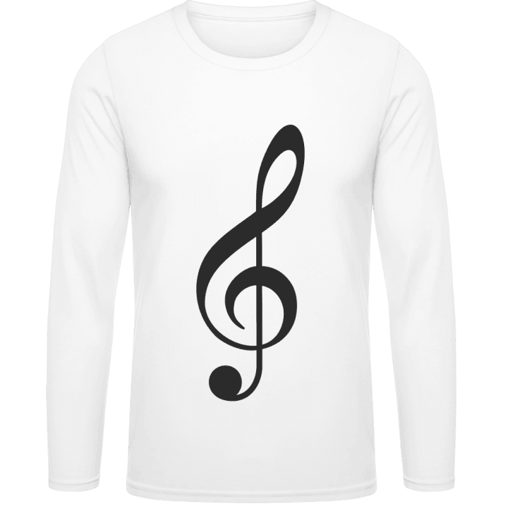 Music Note Shirt met lange mouwen contain pic