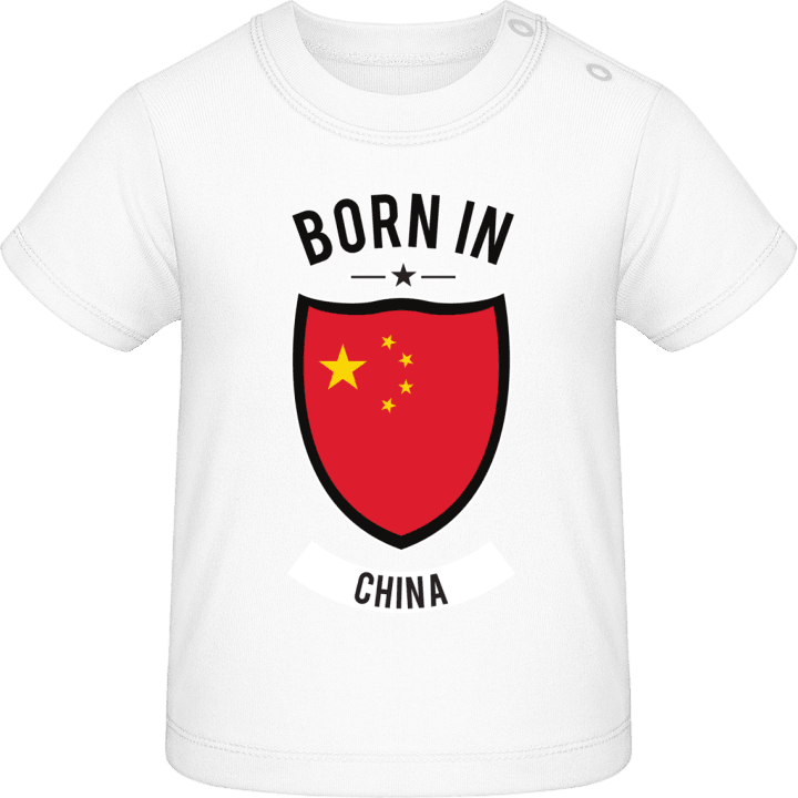 Born in China Camiseta de bebé contain pic