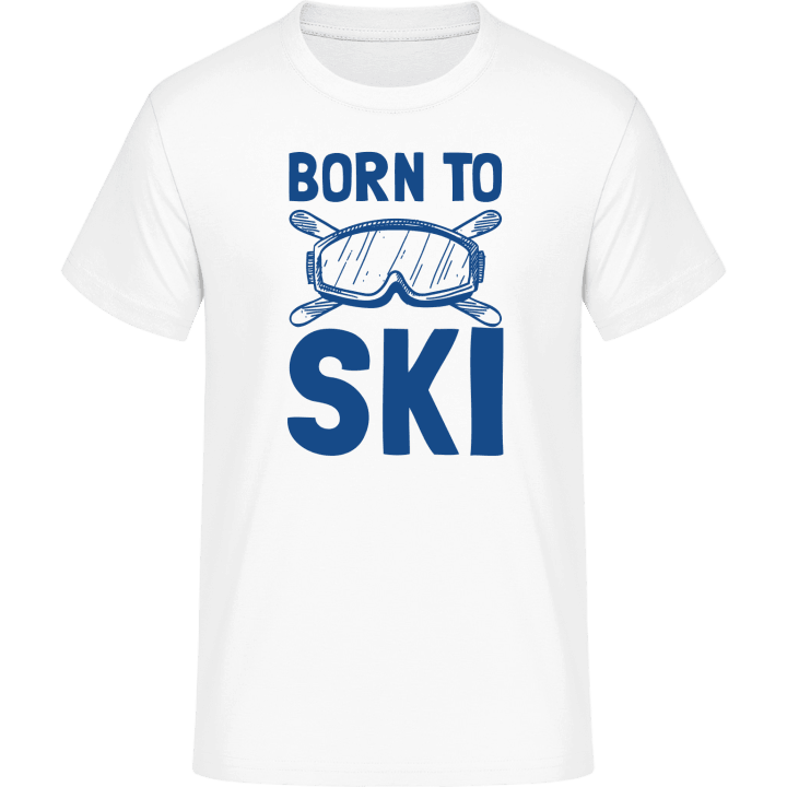 Born To Ski Logo T-skjorte 0 image