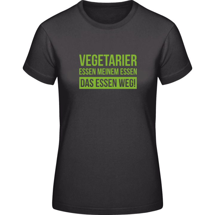 Vegetarier essen meinem Essen das Essen weg T-shirt pour femme 0 image