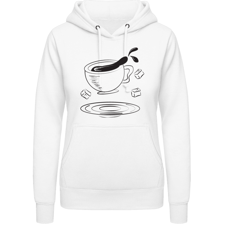 Coffee Illustration Vrouwen Hoodie contain pic