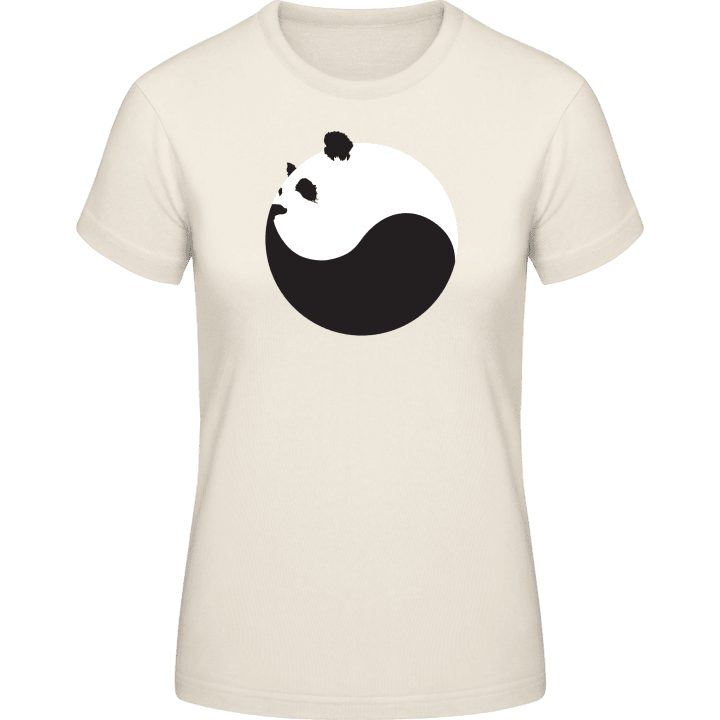 Ying Yang Panda Face T-skjorte for kvinner 0 image