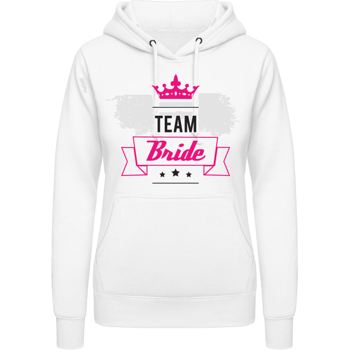 Team Bride Crown Sudadera con capucha para mujer contain pic