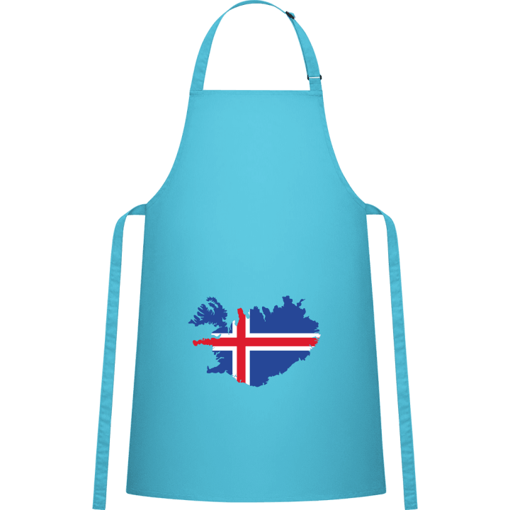 Iceland Delantal de cocina contain pic