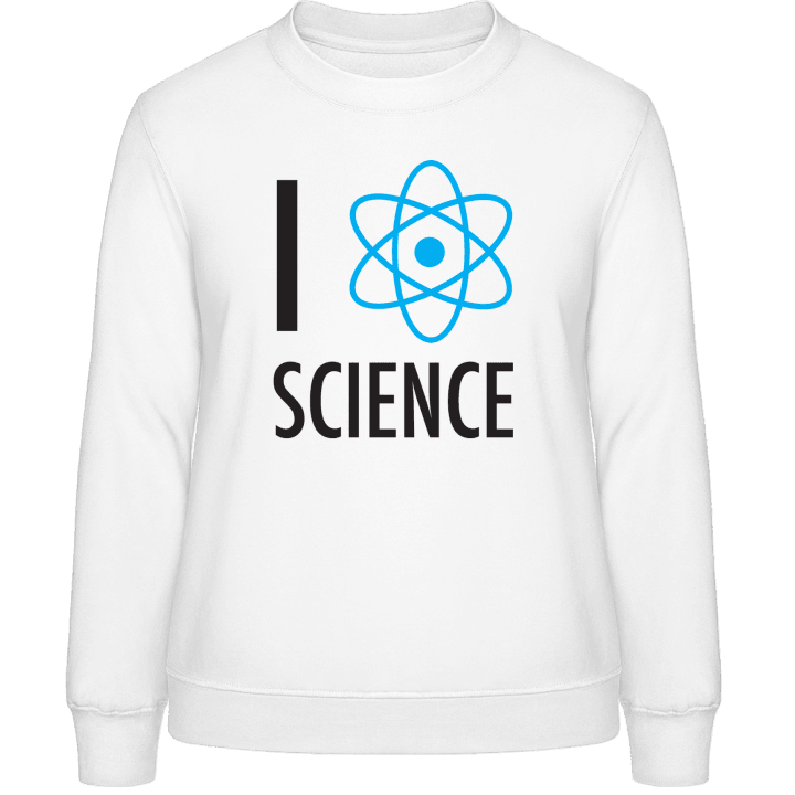 I heart Science Sweatshirt för kvinnor contain pic