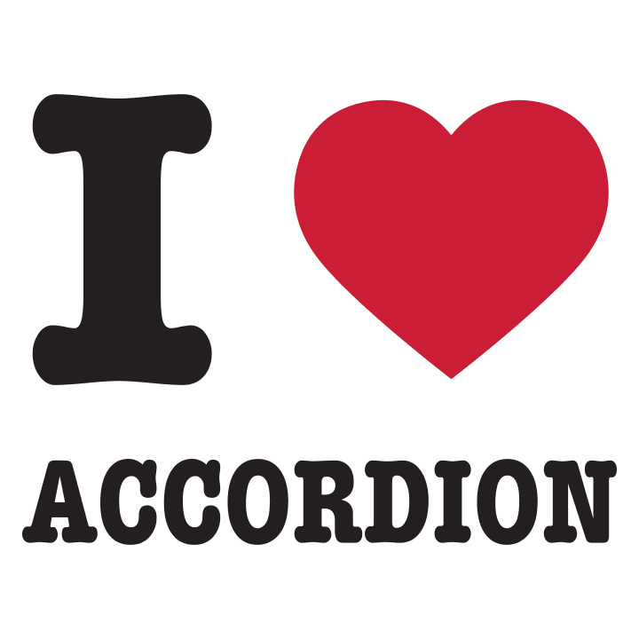 I Love Accordion Felpa con cappuccio da donna 0 image