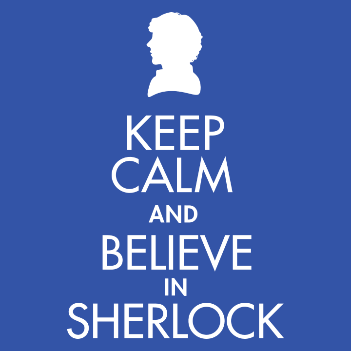 Keep Calm And Believe In Sherlock Väska av tyg 0 image