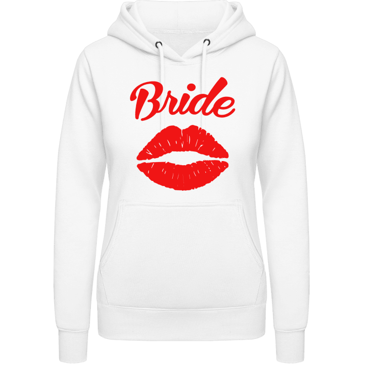 Bride Kiss Lips Sudadera con capucha para mujer contain pic