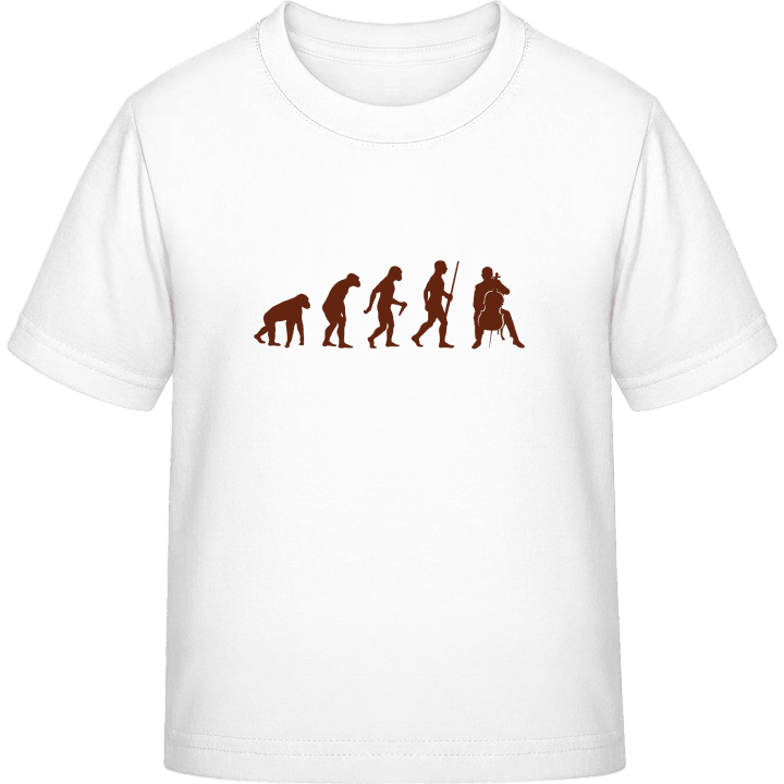 Cellist Evolution Kinderen T-shirt contain pic