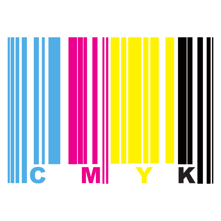 CMYK Barcode T-shirt à manches longues pour femmes 0 image